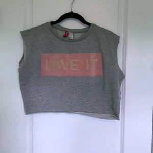 H&M tank crop top.